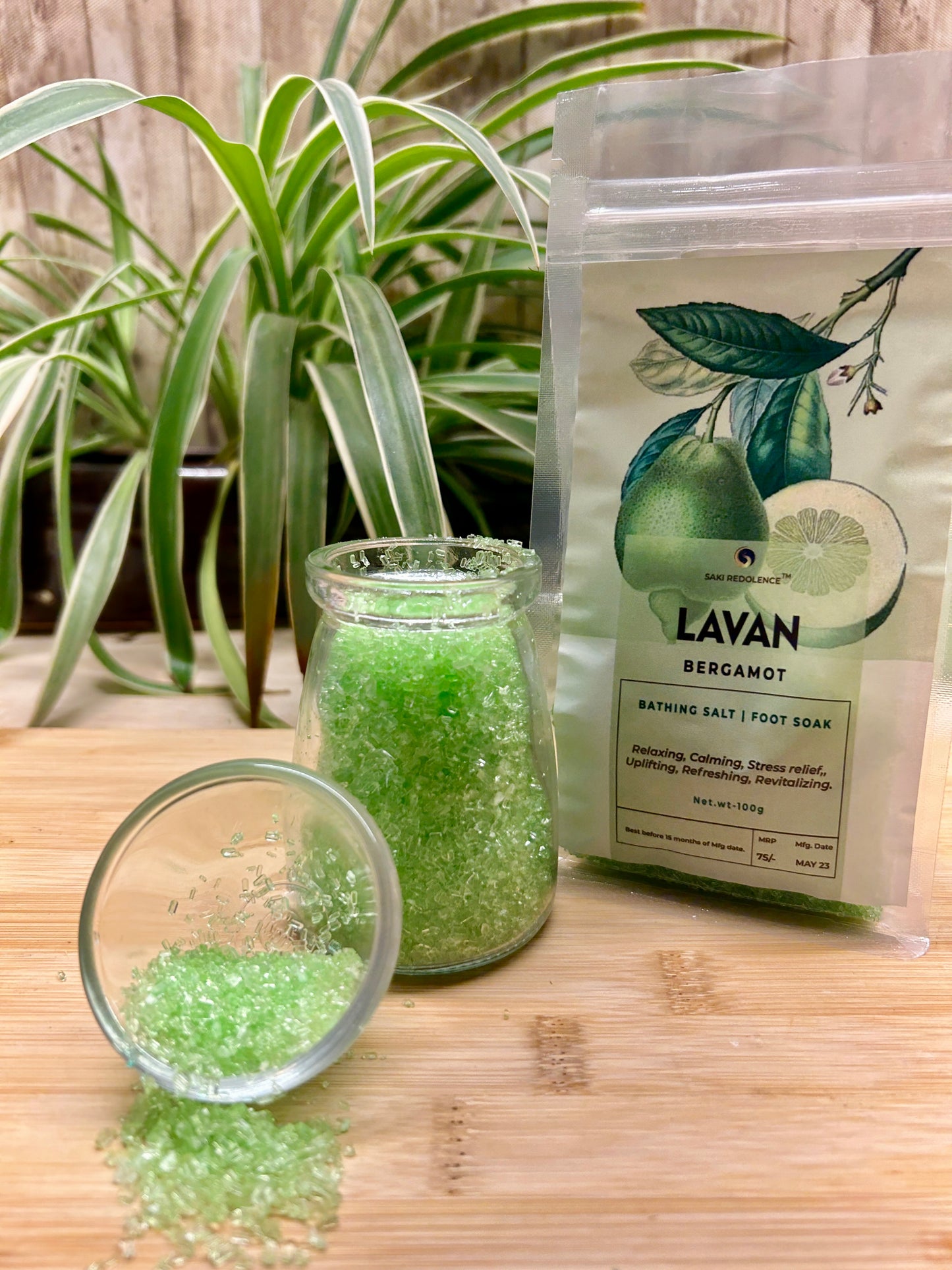 Aromatherapy Bergamot Epsom Salt โ Refresh & Rejuvenate (100gm)