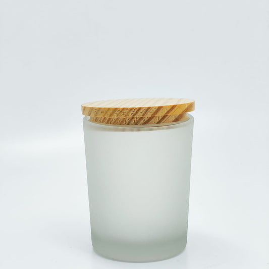 Assorted Frosted Glass Jar